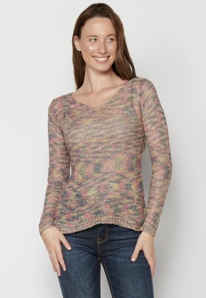 Koroshi Strickpullover - multicolor   multi coloured