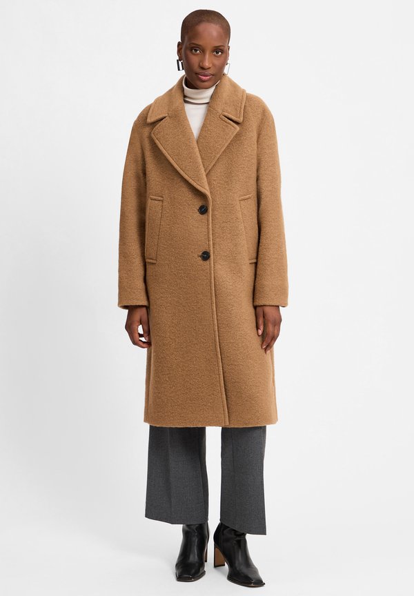 Klassischer Mantel - camel