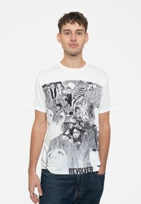 Paradiso Clothing THE BEATLES REVOLVER SUBLIMINATION - Print T-shirt - white