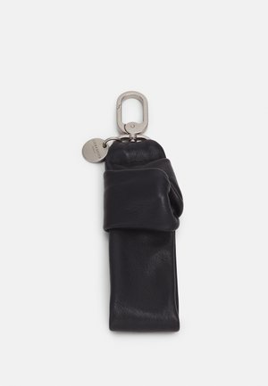 EMMA KEYRING SCHLÜSSELANHÄNGER AUS GEKNOTETEM LEDER - Portachiavi - black