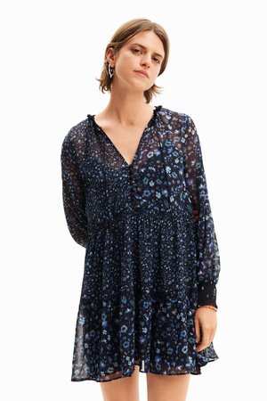 Desigual DUQUE - Freizeitkleid - blue