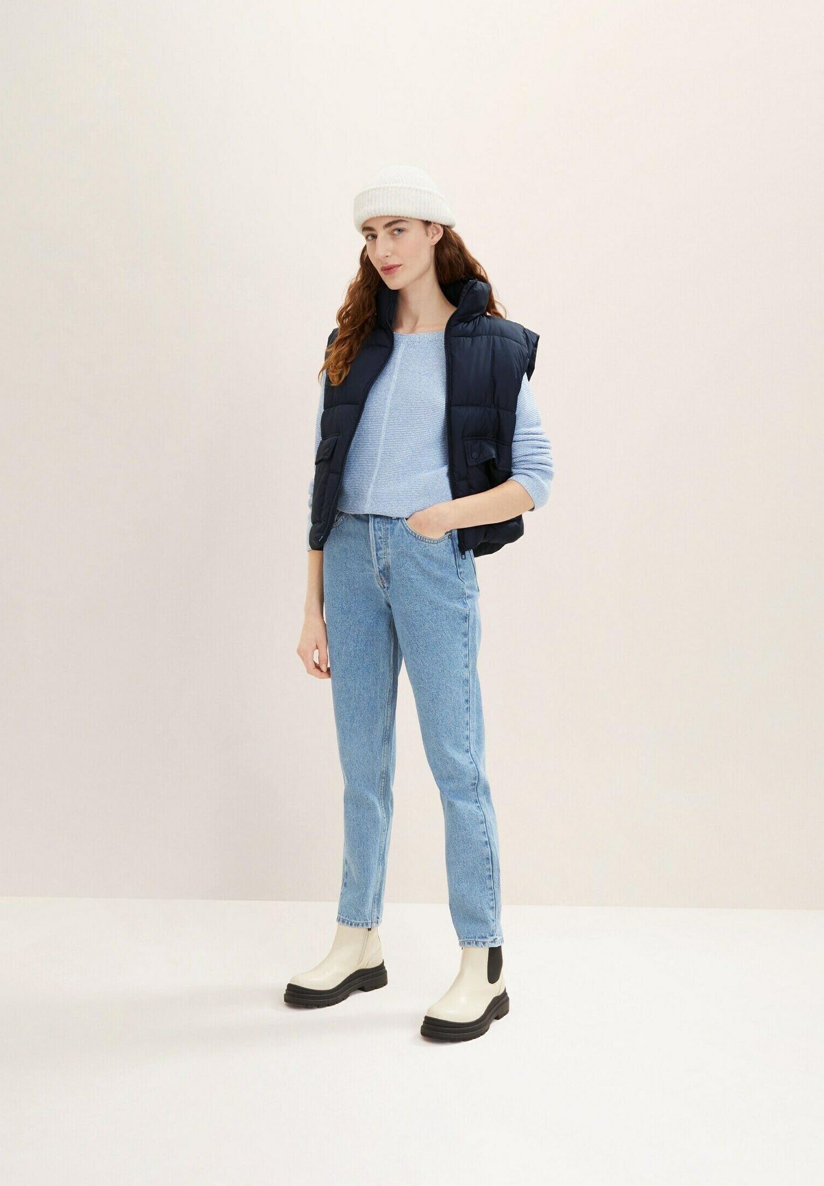 Maglione Maniche Lunghe TOM TAILOR Donna | Modello 1046521, Vestibilità Comfort, Casual Moderno | Dalla XS Alla 3XL, Tessuto Sostenibile