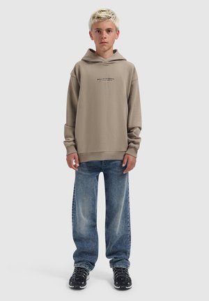 Ballin, LOOSE FIT HOODIE LS SWEATERS - Hoodie - taupe