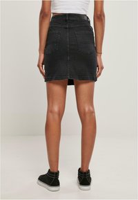 Urban Classics STRETCH  - A-lijn rok - black washed