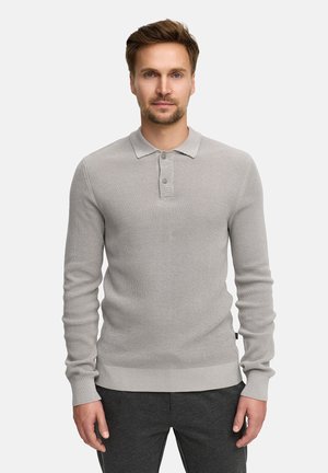 Poloshirt - lt grey mix
