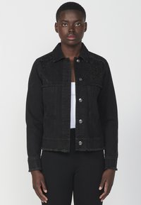 Denimová bunda - black