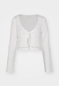 Hisa 2 4 Sleeve Knit Cardigan Cloud Dancer
