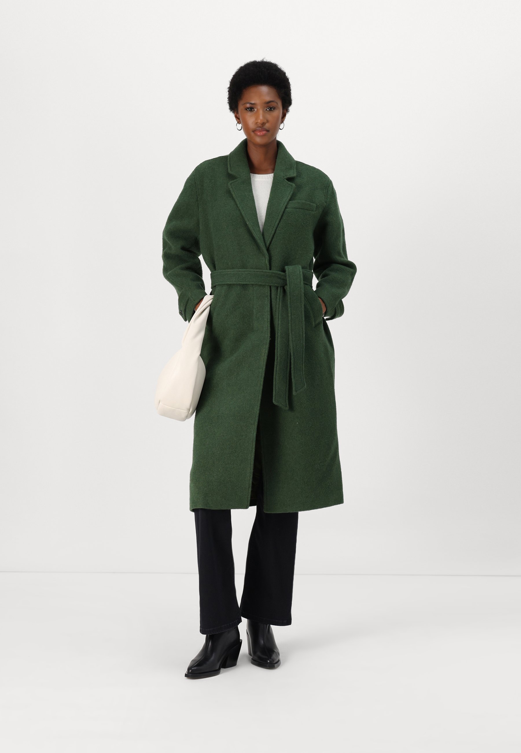 American Vintage NADABOW - Classic coat - nenuphar/dark green