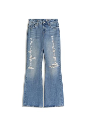 FLARED WITH ZIPS BAGGY  - Jeans bootcut - light-blue denim