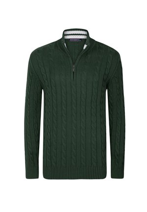 CABLE HALF ZIP - Jumper - green