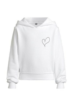 HEART - Hoodie - white