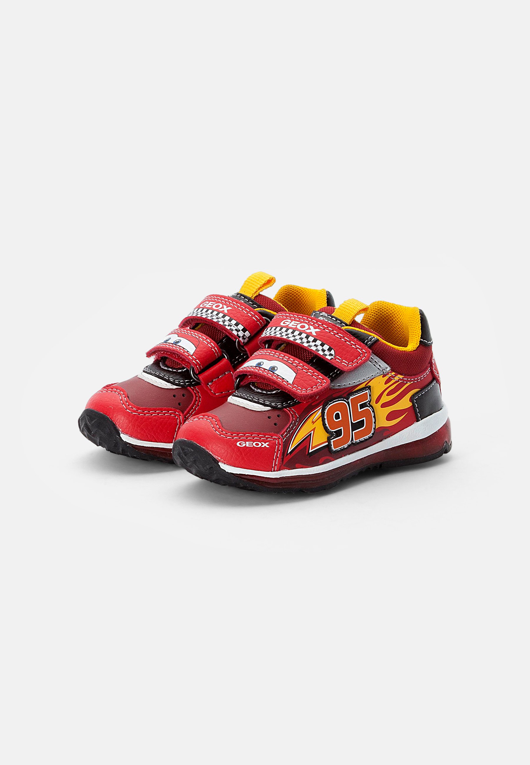 Geox CARS MCQUEEN BABY TODO BOY - Baskets basses - red/black/rouge -  ZALANDO.BE