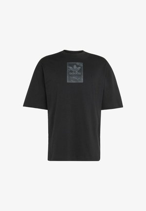 adidas Originals, ADIDAS ORIGINALS CAMO TEE TONGUE LABEL T-SHIRT - T-shirt imprimé - black