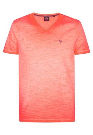 Petrol Industries LOGO STINGRAY - T-Shirt basic - fiery coral