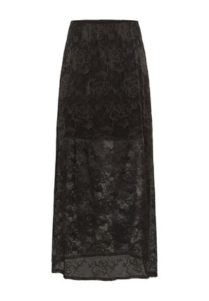 Gestuz, GZLEALA SKIRT - Μάξι φούστα - ganache