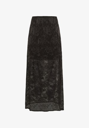 Gestuz, GZLEALA SKIRT - Falda larga - ganache
