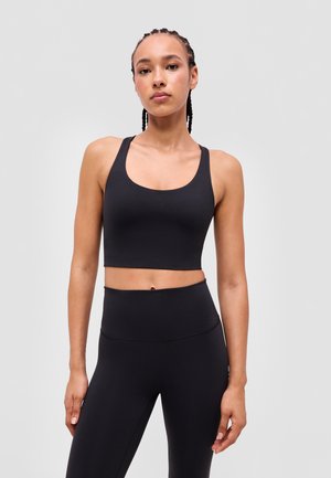 lululemon, ENERGY LONGLINE EVOLVE - Sport-BH mit mittlerer Stützkraft - black