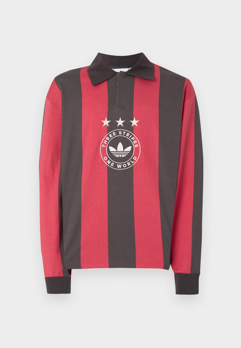 adidas Originals STRIPED - Camiseta de manga larga - utility black/pure ...