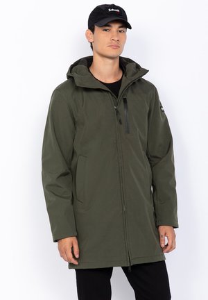 LONG URBAN DÉPERLANT - Waterproof jacket - kaki