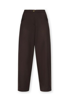 Elena Mirò, PANTALONI CROPPED - Bukser - marrone
