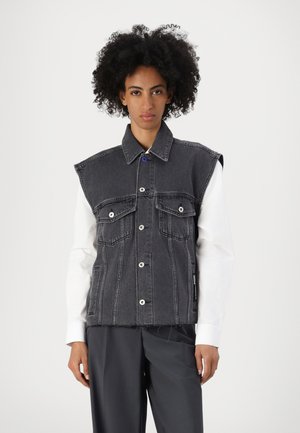 VEST PRINT - Bodywarmer - washed black