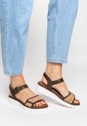 BILBAO  - Plateausandalette - braun