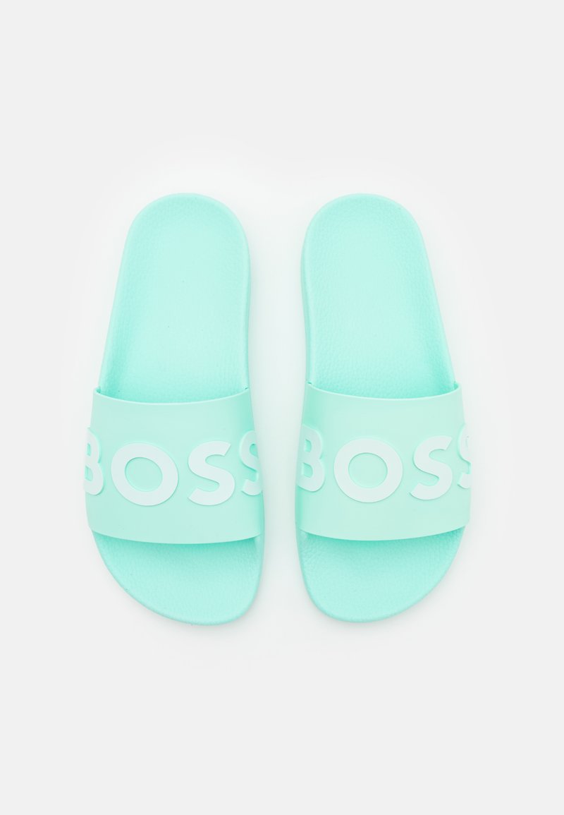 Damen Zehentrenner | BOSS BAY IT SLID UNISEX Badesandale light green/mint - PD13361 Damen Zehentrenner | BOSS BAY IT SLID UNISEX Badesandale light green/mint - PD13361