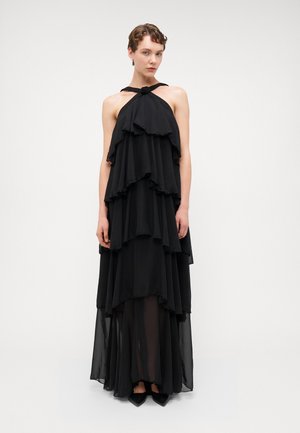 Vero Moda Tall VMFELICIA RUFFLE MAXI DRESS - Occasion wear - black