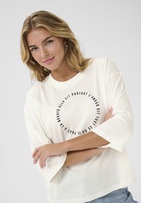 Kaffe Longsleeve - chalk