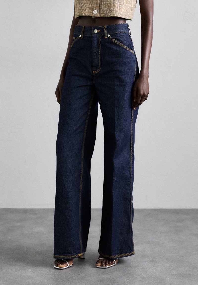 sandro ISMAEL - Wide leg - blue