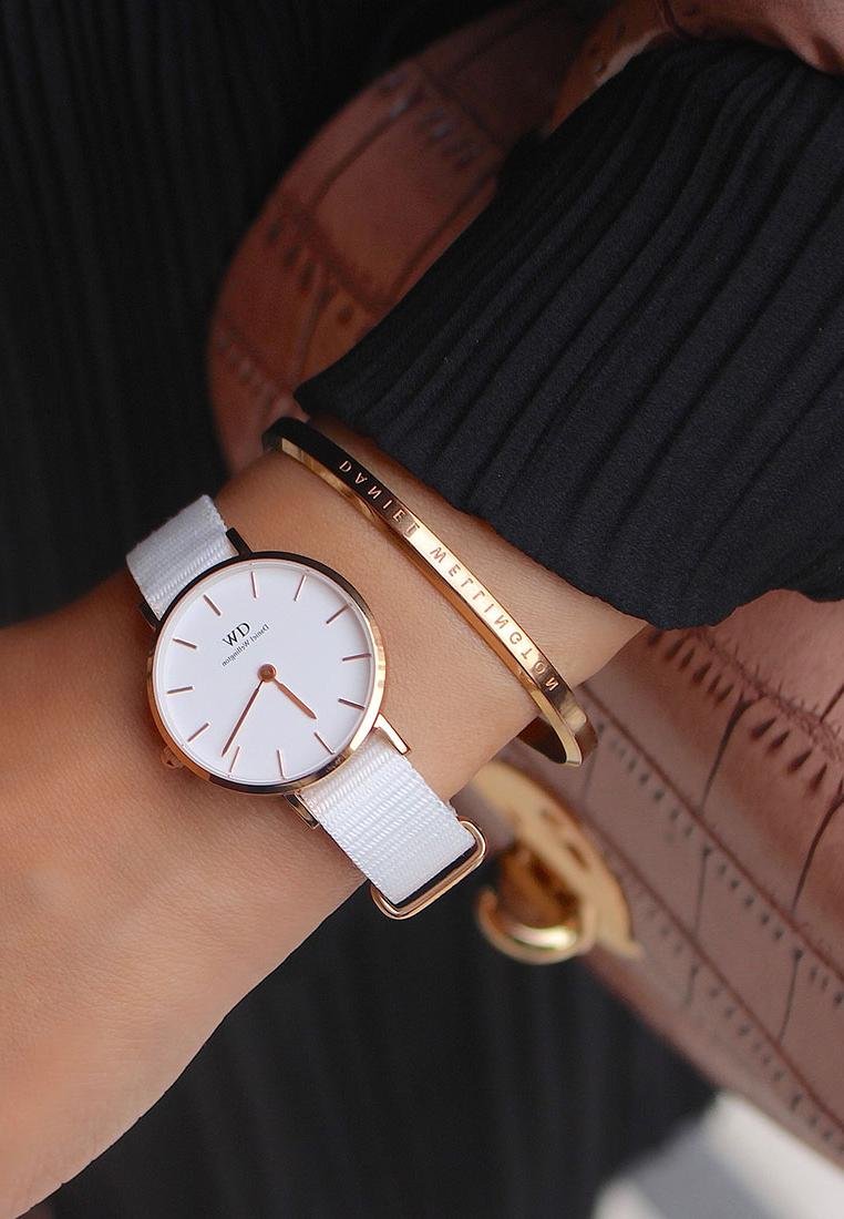 Daniel Wellington PETITE DOVER 28MM - Laikrodis - eggshell white