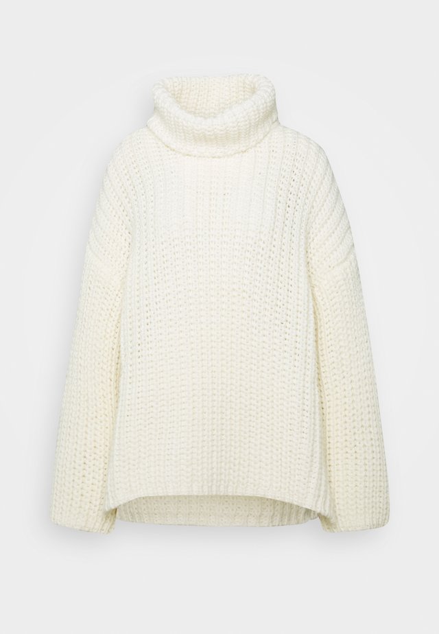 TURTLE NECK - Strickpullover - offwhite
