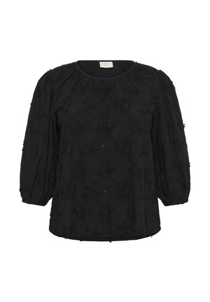Kaffe Curve LAIMA - Button-down blouse - black deep