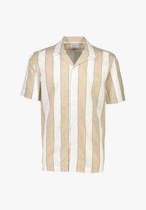 Lindbergh, STRIPED SHIRT - Shirt - sand
