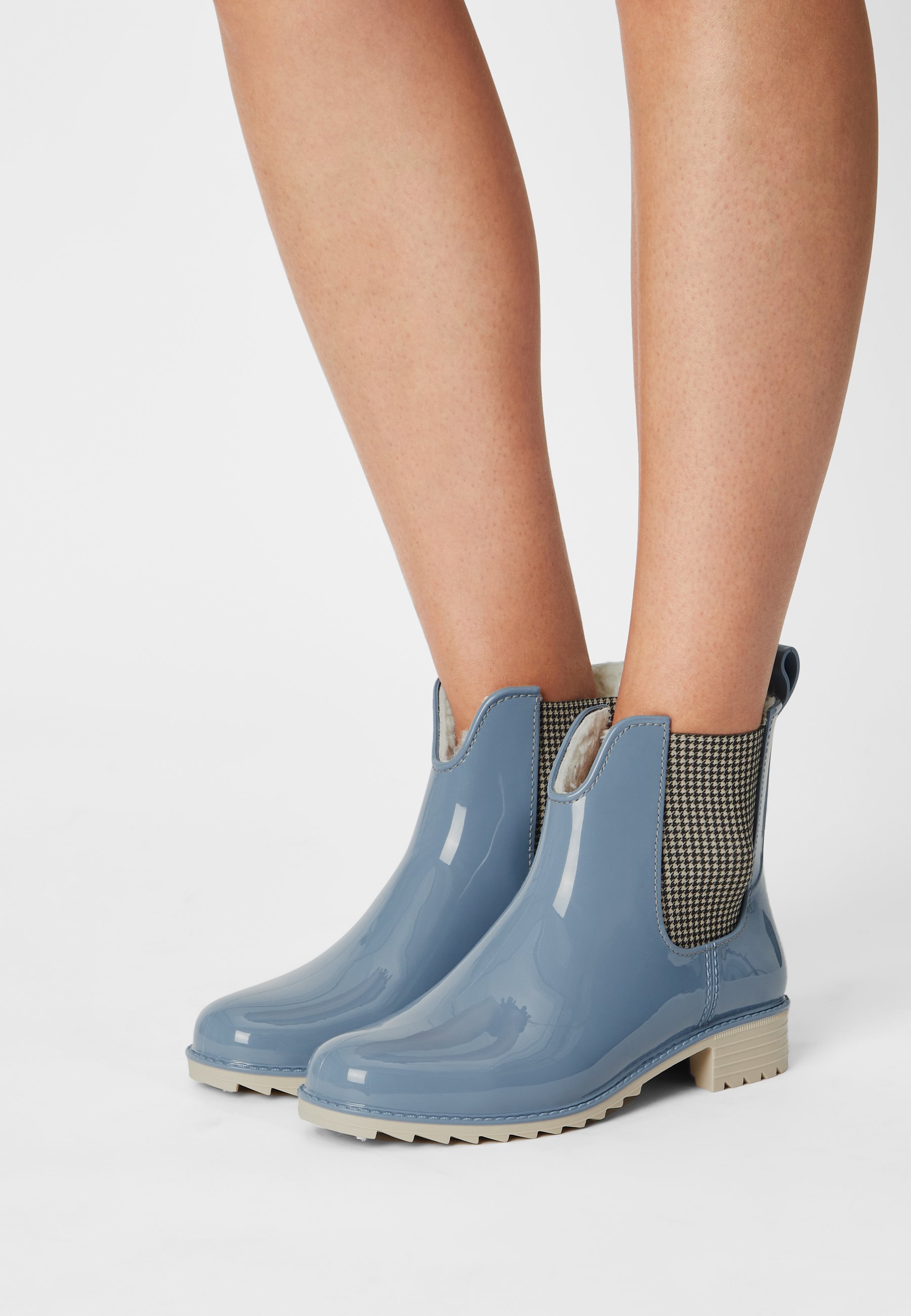 Rieker Botas de agua - royalblue/creme/schwarz/beige/azul - Zalando.es
