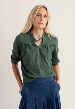 Seasalt Cornwall, SEASALT CORNWALL LITTLE SUN TOP - Langarmshirt - green - light coppice