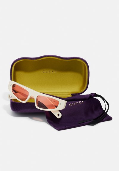 Gucci MASK - Päikeseprillid - ivory-ivory-red