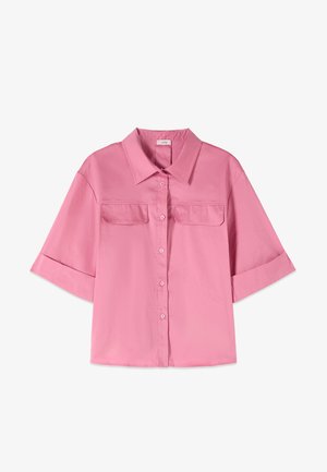 Oltre, CAMICIA CON TASCHE - Button-down blouse - rosa