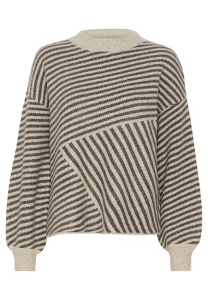Kaffe VERANA - Džemperis - feather gray mel  brown mel