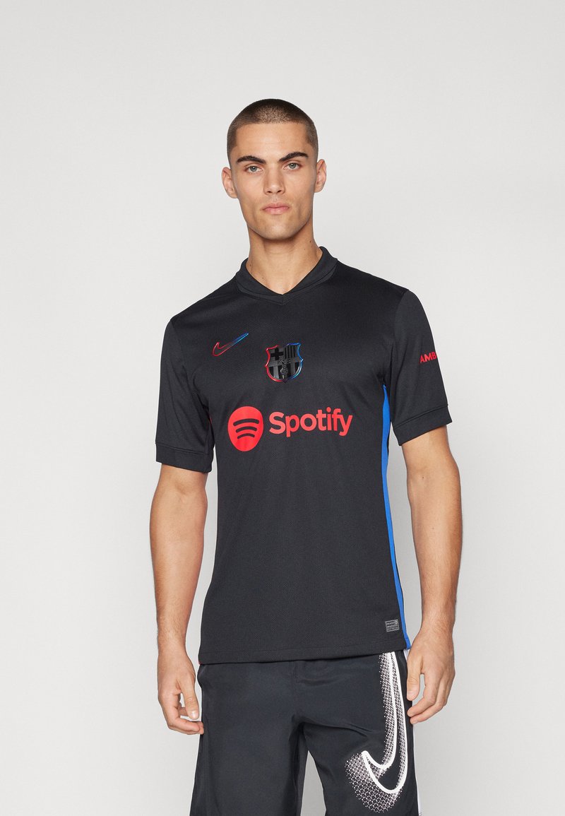 Nike Performance FC BARCELONA STADIUM AWAY - Fotbalový dres - black/university red/hyper royal