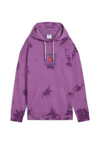 FLORAL MIT GRAFIK - Hoodie - wild berry
