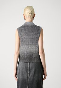 JDY JDYSKY LIFE ZIP  - Pulover - dark grey