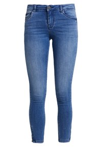 NMKIMMY ANKLE ZIP - Testhezálló fazon - light blue denim