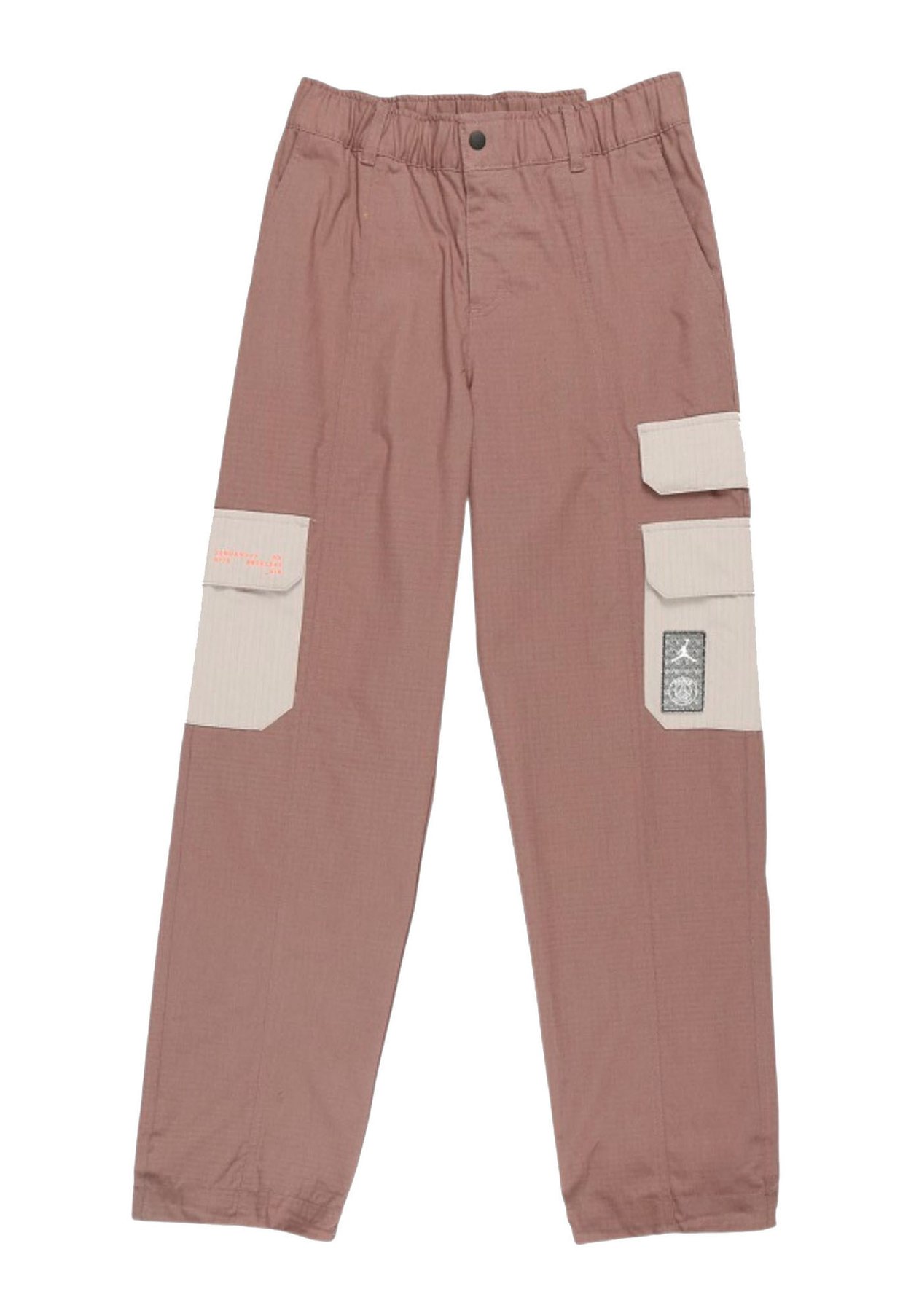 Nike W JORDAN X PARIS ST GERMAIN PANT 22 - Cargo trousers - plum eclipse/pumice/bright crimson