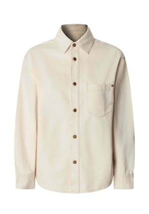 Pepe Jeans, GROVE OVERSHIRT - Jeansjacke - ecru tencel blend