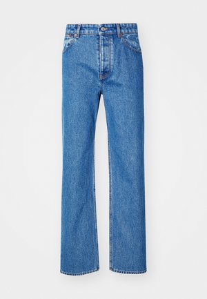 MARINE SERRE MOON LASER LOOSE - Jeans Straight Leg - light blue