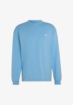 adidas Originals, ADIDAS ORIGINALS TREFOIL ESSENTIALS MELANGE LONG SLEEVE TEE - Camiseta de manga larga - light blue mel