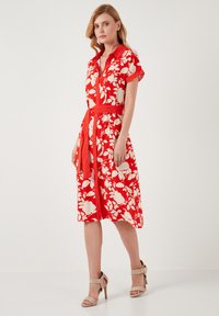 LELA REGULAR FIT - Kreklkleita - ecru red