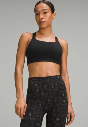 lululemon ULTRALU™ SQUARE-NECK WORKOUT D/DD - Sport-BH mit mittlerer Stützkraft - Black