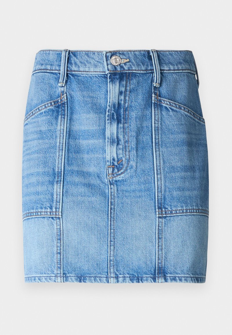 Mother Minirok blauw denim/bluedenim